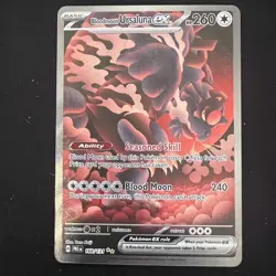 Pokemon Bloodmoon Ursaluna ex 168/131 Prismatic Evolutions Holo - Image 1