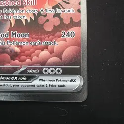 Pokemon Bloodmoon Ursaluna ex 168/131 Prismatic Evolutions Holo - Image 3