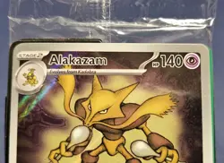 Pokemon Mega Evolutions Pokemon Center Stamped Alakazam 009 ETB Promo Sealed - Image 2