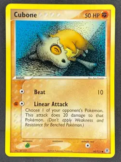 Pokemon Cubone 60/112 RG FireRed & LeafGreen LP/NM - Image 1