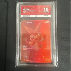 Victini 171/086 Monochrome BWR Pokemon Black Bolt White Flare Ace 10 - Image 1