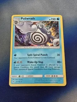 Poliwrath 32/149 - Sun & Moon Base Set Pokemon Holo Foil Rare Nice! - Image 1