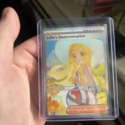 Pokemon TCG Lillie’s Determination Mega Evolution 184/132 SAR English pack MINT - Image 1