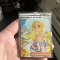 Pokemon TCG Lillie’s Determination Mega Evolution 184/132 SAR English pack MINT - Image 2