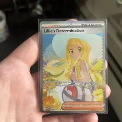 Pokemon TCG Lillie’s Determination Mega Evolution 184/132 SAR English pack MINT - Image 3