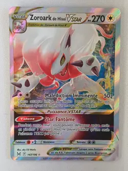 Carte pokemon FRANCAIS Zoroark de Hisui VSTAR (LOR 147) Origine Perdue [NM] - Image 1