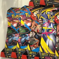 NEW Sealed Pokemon TCG Mega Evolution Sleeved Booster Packs - x10 Booster Packs - Image 4