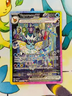 Vaporeon ex 149/131 Pokemon Prismatic Evolutions (PRE) 2025 NM 🔥🔥🔥 - Image 1