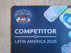 New & Unused Exclusive Pokemon LAIC 2025 Sao Paulo Brazil Competitor Playmat - Image 2