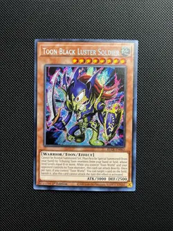 Yu-Gi-Oh Toon Black Luster Soldier 1st Edition Secret Rare BLCR-EN065 NM - Image 1