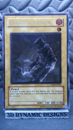 | Yugioh Charcoal Inpachi SOD-EN001 ULTIMATE Rare Soul Of The Duelist VLP 🔥 | - Image 1