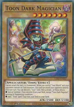 Yugioh! Toon Dark Magician - LDS1-EN067 - Common - 1st Edition Near Mint, Englis - Image 1