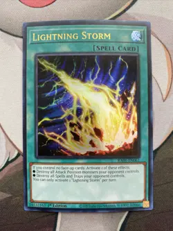 Yugioh Lightning Storm RA01-EN061 Ultra Rare NM/M - Image 1