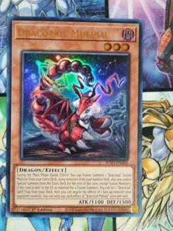 Yu-Gi-Oh! Dracotail Mululu JUSH-EN005 Justice Hunters 1st Edition - Image 1