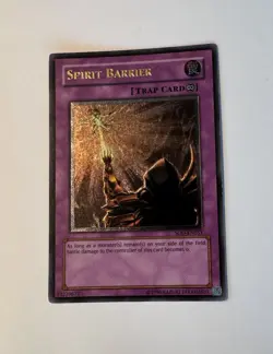Yu-Gi-Oh! Spirit Barrier SOD-EN051 Soul of the Duelist Unlimited Ultimate Rare - Image 1