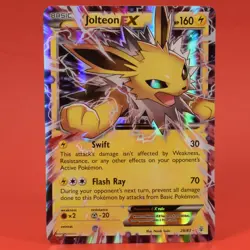 Pokemon TCG English Card Generations Jolteon EX 28/83 Holo - Image 1