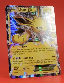Pokemon TCG English Card Generations Jolteon EX 28/83 Holo - Image 3
