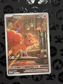 Pokemon TCG Vulpix 138/132 2025 Mega Evolution Illustration Rare Card - NM - Image 1