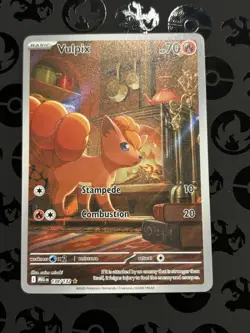 Pokemon TCG Vulpix 138/132 2025 Mega Evolution Illustration Rare Card - NM - Image 2