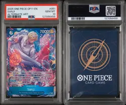 Sanji Alternate Art Op11-051 Sr PSA 10 One Piece Card English Gem Mint PSA 10 - Image 1