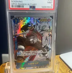 PSA 9 Sogeking OP03-122 Manga Alt Art Comic Parallel Japanese One Piece Card JP - Image 1