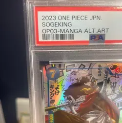 PSA 9 Sogeking OP03-122 Manga Alt Art Comic Parallel Japanese One Piece Card JP - Image 2