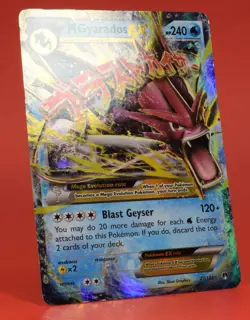 Pokemon TCG English Card XY Breakpoint Shining M Gyarados EX 27/122 Holo - Image 3