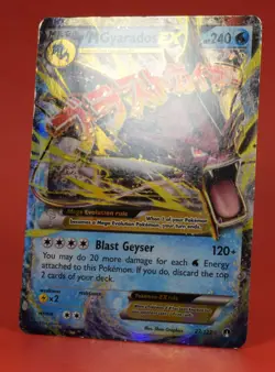 Pokemon TCG English Card XY Breakpoint Shining M Gyarados EX 27/122 Holo - Image 4