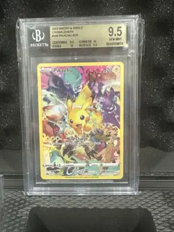 Pikachu 160/159 - Crown Zenith - Graded Pokemon Card - BGS 9.5 - Image 1