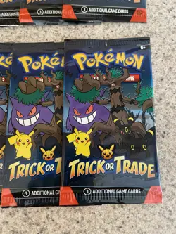 14 Pack Pokemon TCG Trick or Trade Booster Packs 2024 Halloween Card Lot Bundle - Image 2