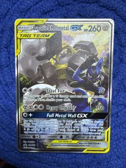 Pokemon TCG Lucario & Melmetal Tag Team GX SM192 Holo Promo Card Sun & Moon - Image 1