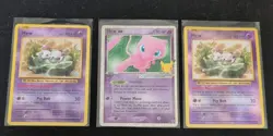Pokemon Cards TCG Mew 3 Card Lot Promo & 25th All Holo - Image 2