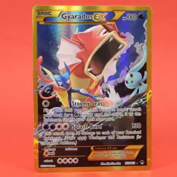 Pokemon TCG English Card Breakpoint Shining Gyarados EX 123/122 Full Art Holo - Image 1