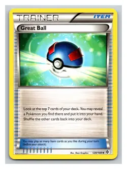 Great Ball 129/149 - Pokemon Boundaries Crossed Uncommon Card PP11 - Image 1