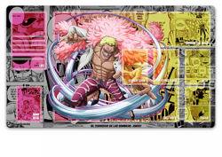 O-P Playmat Doffy Doflamingo Playmat Custom Card Mat Deskmat Mouse Pad One Piece - Image 1