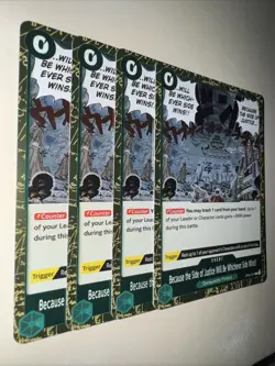 One Piece TCG Card X4 Playset OP05-037 Because the Side CCG Game English - Image 2