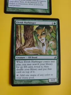 Elvish Promenade & Elvish Harbinger MTG 2 Card. Lorwyn. - Image 2