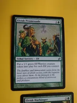 Elvish Promenade & Elvish Harbinger MTG 2 Card. Lorwyn. - Image 3