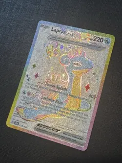Pokemon TCG Lapras EX 158/142 Stellar Crown Ultra Rare Holo Card Near Mint Cond. - Image 2