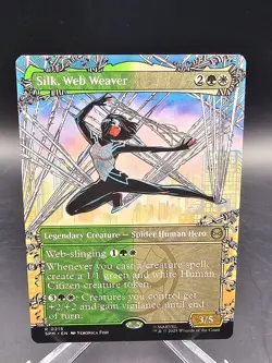 MTG - Silk, Web Weaver (Borderless) - Spider-Man (SPM) -0215 - Image 1