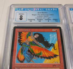 MTG 2x Bird Maiden Light and Dark Versions CGC 8 NM/Mint 1993 Arabian Nights - Image 2