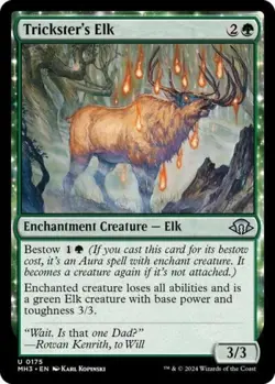 Trickster's Elk -Foil Near Mint MTG Modern Horizons 3 - Image 1