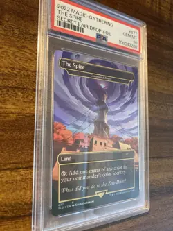 MTG✨THE SPIRE (Command Tower) Borderless/Ext Art FOIL✨SLD PSA 10 MINT RARE Land - Image 3
