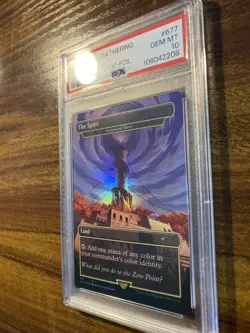 MTG✨THE SPIRE (Command Tower) Borderless/Ext Art FOIL✨SLD PSA 10 MINT RARE Land - Image 4