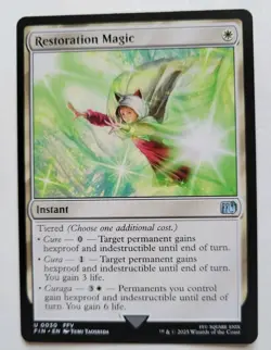 MTG - Final Fantasy: Restoration Magic (0030) - Uncommon - Near Mint - Image 1