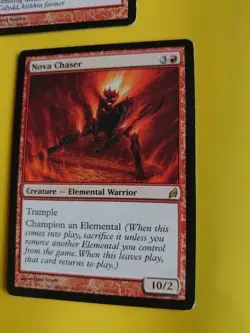 Nova Chaser Rare Elemental Warrior & Needle Drop MTG 2 Card. Lorwyn. - Image 4