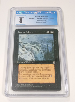 Koskun Falls Homelands CGC 8 Graded MTG Magic The Gathering 1995 NM/Mint Vintage - Image 1
