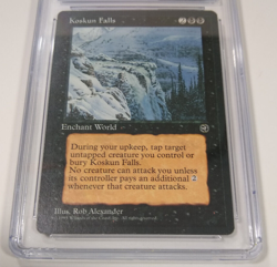 Koskun Falls Homelands CGC 8 Graded MTG Magic The Gathering 1995 NM/Mint Vintage - Image 3