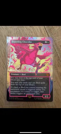 MTG Pink Traveling Chocobo 0551 - Image 2