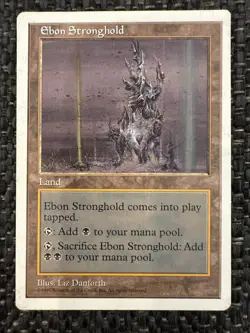 Ebon Stronghold MTG Core Set 5th Edition Regular - Image 1
